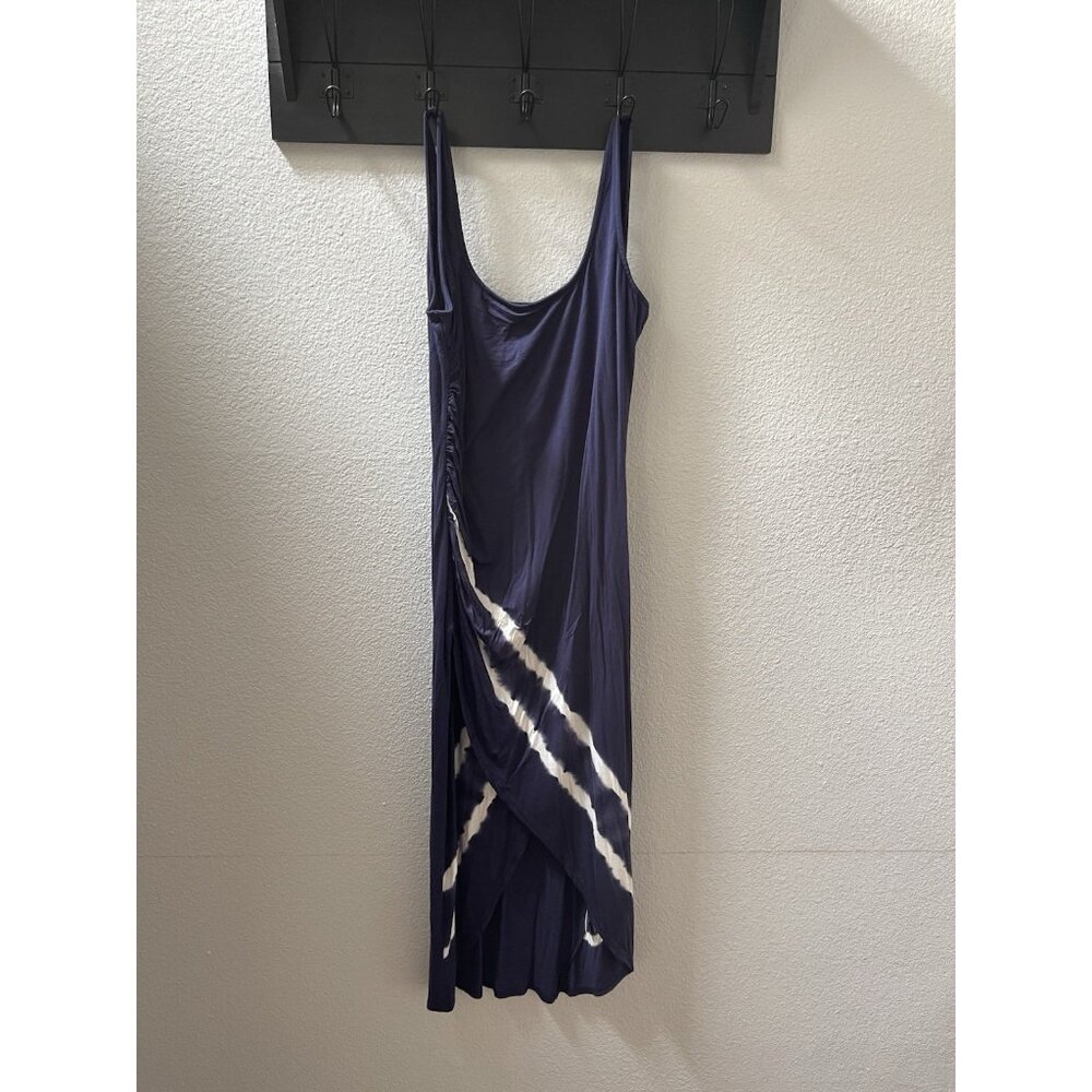 Dark Blue w/Ruched Side Womens Dress - Size large